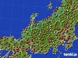 2016年09月01日の北陸地方のアメダス(気温)