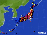 アメダス実況(日照時間)(2016年09月02日)