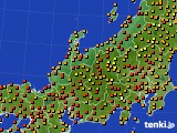 北陸地方のアメダス実況(気温)(2016年09月02日)