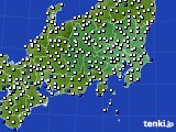 関東・甲信地方のアメダス実況(風向・風速)(2016年09月02日)