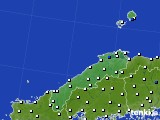 島根県のアメダス実況(風向・風速)(2016年09月02日)