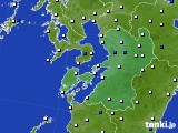 2016年09月02日の熊本県のアメダス(風向・風速)