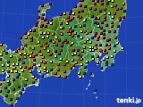 2016年09月03日の関東・甲信地方のアメダス(日照時間)