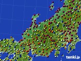 北陸地方のアメダス実況(日照時間)(2016年09月03日)