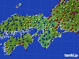 近畿地方のアメダス実況(日照時間)(2016年09月03日)