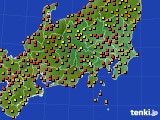関東・甲信地方のアメダス実況(気温)(2016年09月03日)