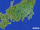 関東・甲信地方のアメダス実況(風向・風速)(2016年09月03日)