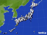 2016年09月03日のアメダス(風向・風速)