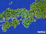 近畿地方のアメダス実況(日照時間)(2016年09月04日)