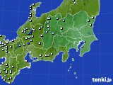 関東・甲信地方のアメダス実況(降水量)(2016年09月05日)