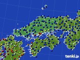 中国地方のアメダス実況(日照時間)(2016年09月05日)