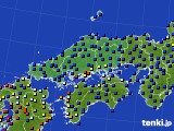 2016年09月05日の中国地方のアメダス(日照時間)