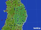 岩手県のアメダス実況(日照時間)(2016年09月05日)