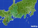 2016年09月06日の東海地方のアメダス(降水量)