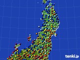 東北地方のアメダス実況(日照時間)(2016年09月06日)