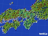 近畿地方のアメダス実況(日照時間)(2016年09月06日)