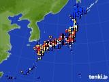 アメダス実況(日照時間)(2016年09月06日)