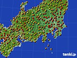 2016年09月06日の関東・甲信地方のアメダス(気温)