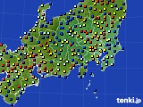 2016年09月07日の関東・甲信地方のアメダス(日照時間)