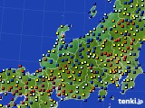 2016年09月07日の北陸地方のアメダス(日照時間)