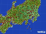 関東・甲信地方のアメダス実況(気温)(2016年09月07日)