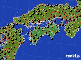 2016年09月07日の四国地方のアメダス(気温)