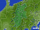 長野県のアメダス実況(降水量)(2016年09月08日)