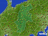 長野県のアメダス実況(気温)(2016年09月08日)