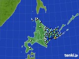 2016年09月09日の北海道地方のアメダス(降水量)