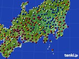 2016年09月09日の関東・甲信地方のアメダス(日照時間)