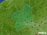 群馬県のアメダス実況(気温)(2016年09月09日)