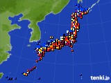 2016年09月10日のアメダス(日照時間)
