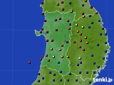 秋田県のアメダス実況(日照時間)(2016年09月11日)