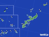 沖縄県のアメダス実況(風向・風速)(2016年09月11日)