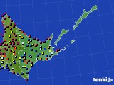 道東のアメダス実況(日照時間)(2016年09月12日)