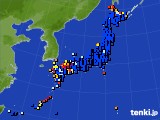 アメダス実況(日照時間)(2016年09月13日)