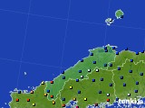 島根県のアメダス実況(日照時間)(2016年09月13日)