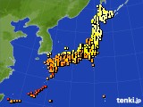 アメダス実況(気温)(2016年09月13日)