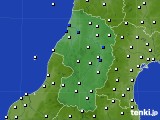 山形県のアメダス実況(風向・風速)(2016年09月13日)
