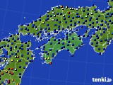 四国地方のアメダス実況(日照時間)(2016年09月14日)