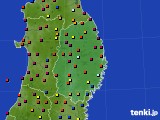 岩手県のアメダス実況(日照時間)(2016年09月15日)