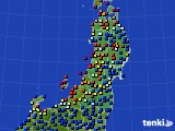 東北地方のアメダス実況(日照時間)(2016年09月16日)