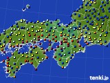 近畿地方のアメダス実況(日照時間)(2016年09月16日)