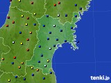 宮城県のアメダス実況(日照時間)(2016年09月16日)