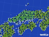 中国地方のアメダス実況(日照時間)(2016年09月19日)