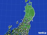 2016年09月20日の東北地方のアメダス(降水量)