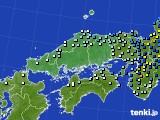 中国地方のアメダス実況(降水量)(2016年09月20日)