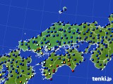 2016年09月20日の中国地方のアメダス(日照時間)