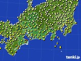 東海地方のアメダス実況(気温)(2016年09月20日)