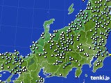 北陸地方のアメダス実況(降水量)(2016年09月22日)